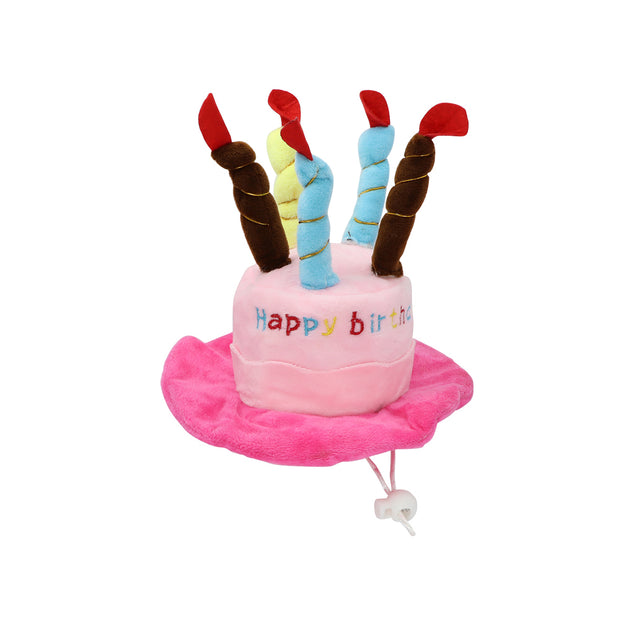 Party hat with candles - Happy Birthday
