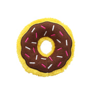Squeaky 'Mini' donut dog toy - Pink