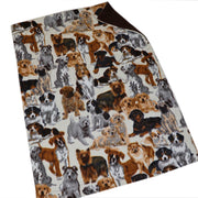 Dog Blanket - Pooches with chocolate