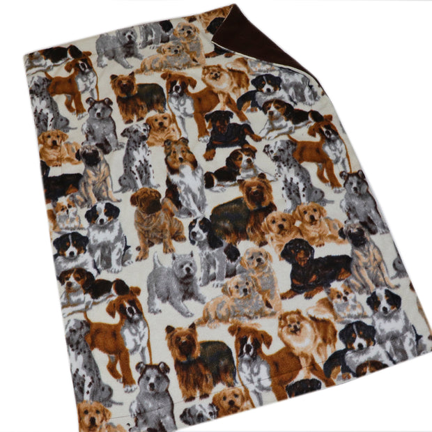 Dog Blanket - Pooches with chocolate