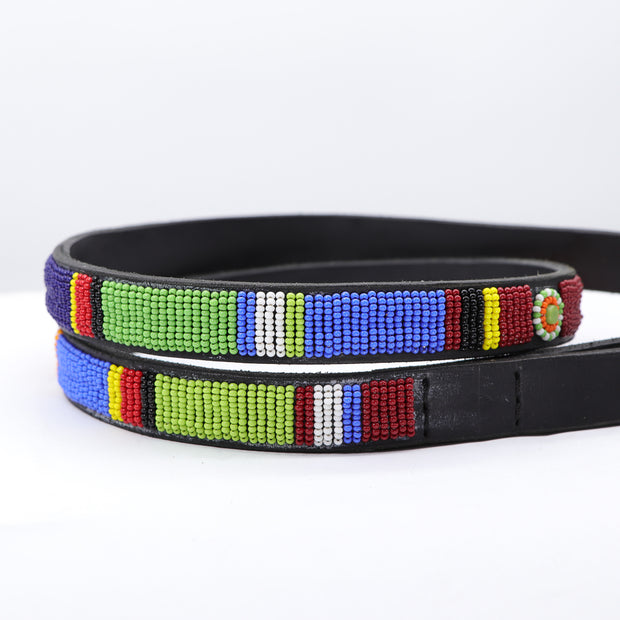 Leather Dog Leash - Handrafted in Africa - Multi Colours