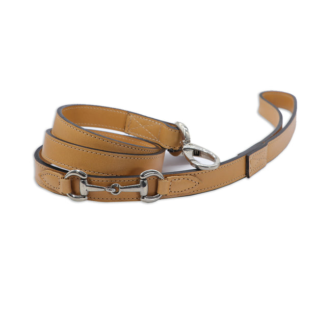 Leather dog leash - made in Canada