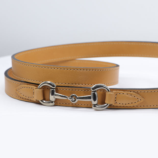 Leather dog leash - made in Canada