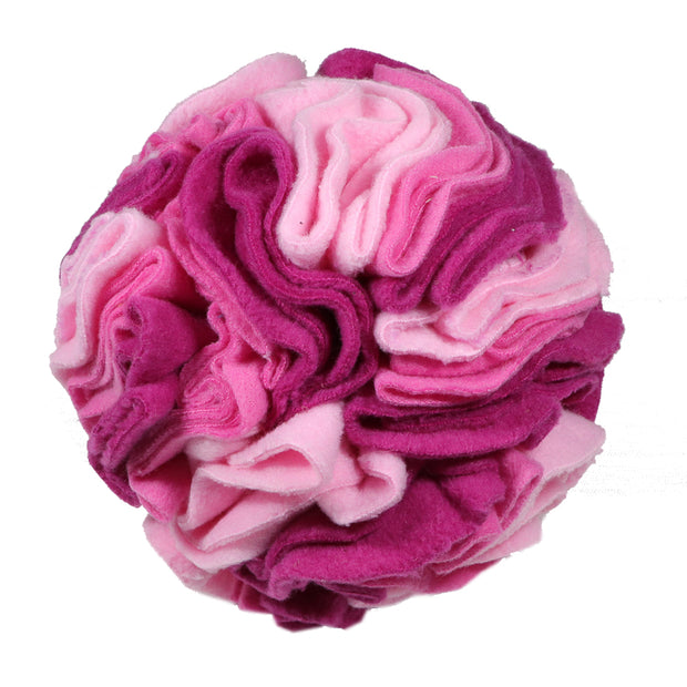 Snuffle ball - Pink Multi - Handmade in Australia
