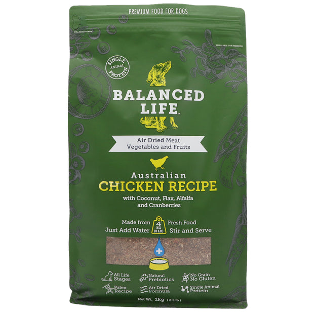Balanced Life - Australian Chicken Recipe - Yap Wear Store Albert Park | Pet Boutique