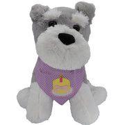 Bandana - Birthday cake - Lilac polka dots
