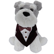 Bandana - Burgundy velvet vest & bowtie