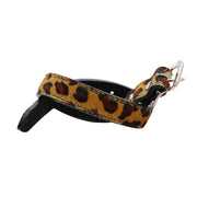Dog collar with Ocelot textured print