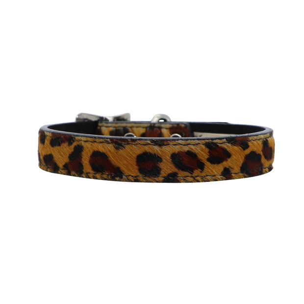 Dog collar with Ocelot textured print