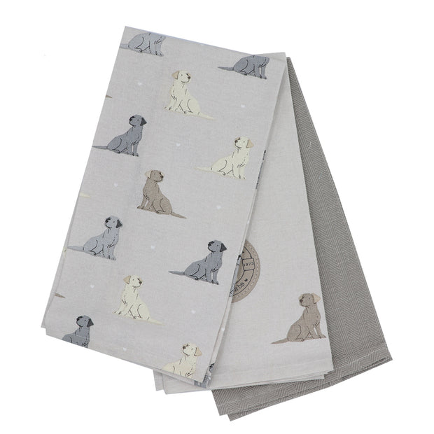 Loyal Labs - Set of 3 Tea towels - Yap Wear Store Albert Park | Pet Boutique