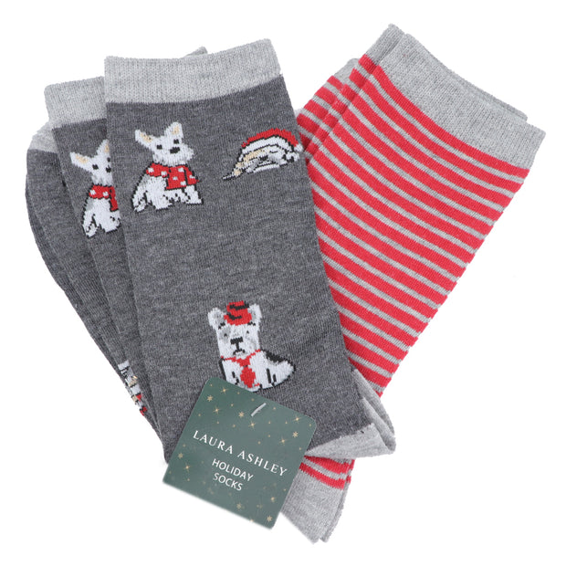 Socks - Christmas Woof  | 2 pairs
