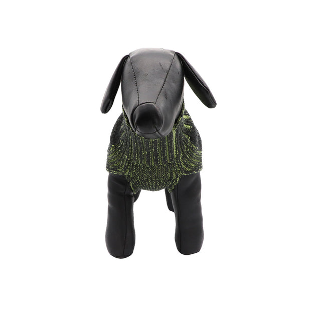 Dog jumper - Two tone jacquard pure wool knit - Yap Wear Store Albert Park | Pet Boutique