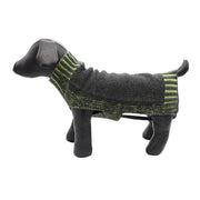 Dog jumper - Two tone jacquard pure wool knit - Yap Wear Store Albert Park | Pet Boutique