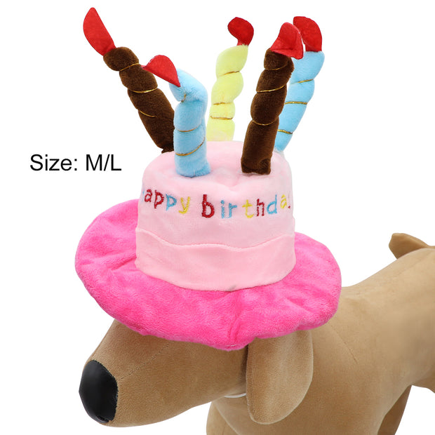 Party hat with candles - Happy Birthday