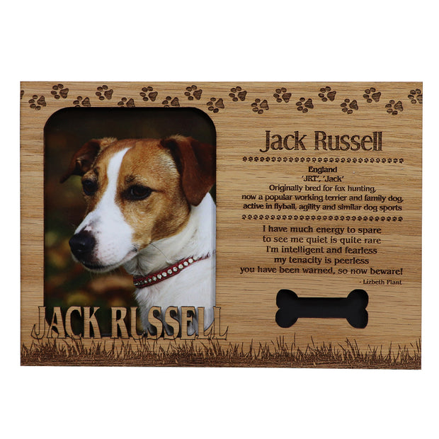 Magnetic Photo Frame - Jack Russell