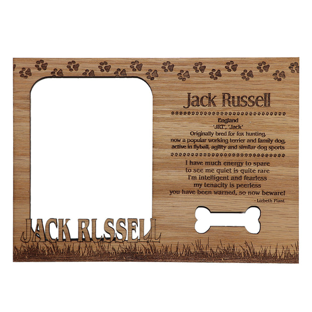Magnetic Photo Frame - Jack Russell