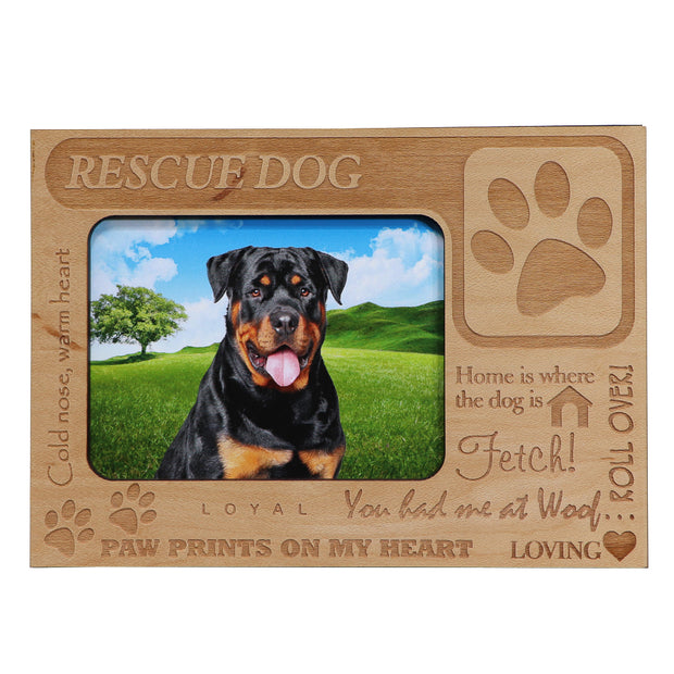 Magnetic Photo Frame - Rescue Dog