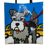 Marc Tetro - Schnauzer in NYC glossy tote bag