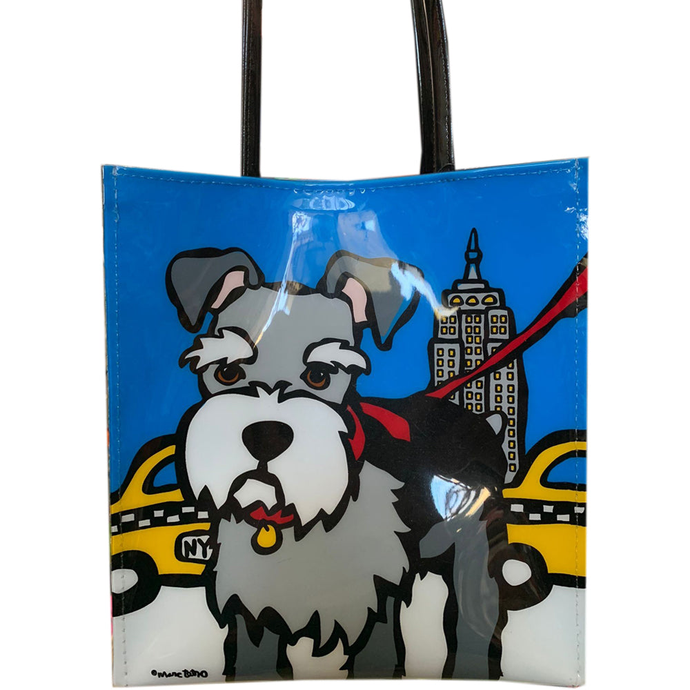 Schnauzer tote bag top