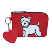 Marc Tetro - Zip purse with love heart - Westie