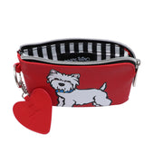 Marc Tetro - Zip purse with love heart - Westie