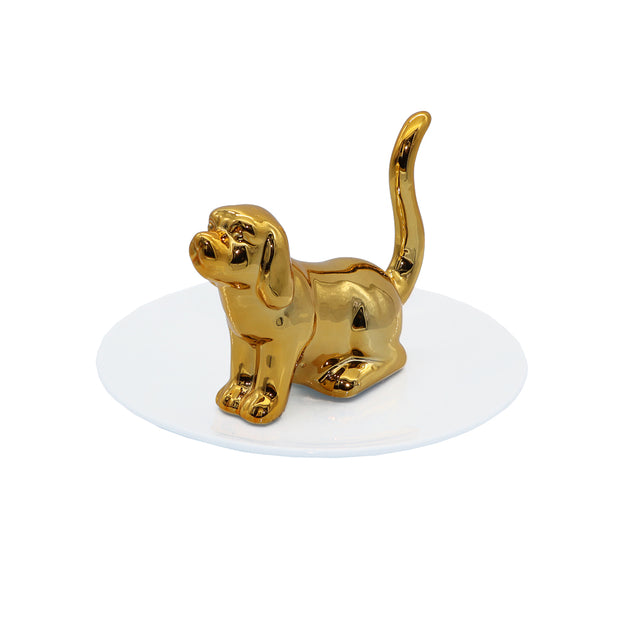 Gold pooch - Ring holder - Yap Wear Store Albert Park | Pet Boutique