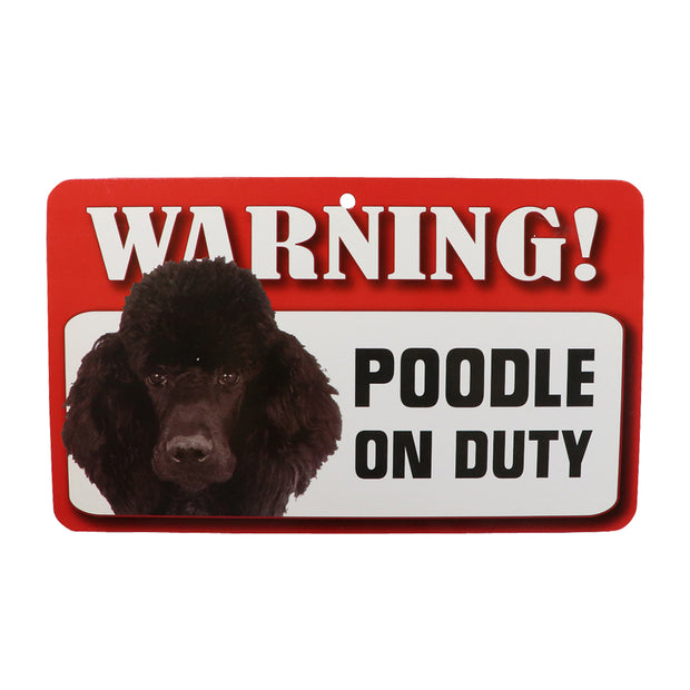 WARNING! Poodle sign