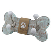Bone shaped Wall plaque for leashes