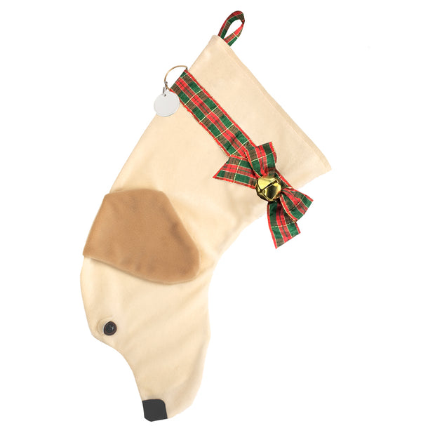 XMAS Labrador stocking - Yellow - Yap Wear Store Albert Park | Pet Boutique