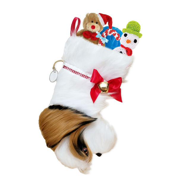 XMAS Shih Tzu Stocking - Yap Wear Store Albert Park | Pet Boutique