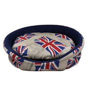 Union Jack bed - Oval - Yap Wear Store Albert Park | Pet Boutique