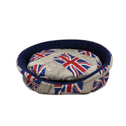 Union Jack bed - Oval - Yap Wear Store Albert Park | Pet Boutique