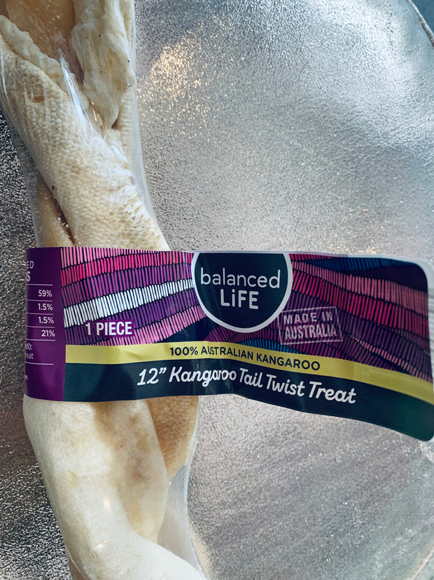 Australian Kangaroo tail treat - teeth cleanser
