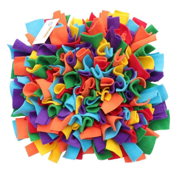 Snuffle mat | LARGE - Multi colour - Handmade in Australia