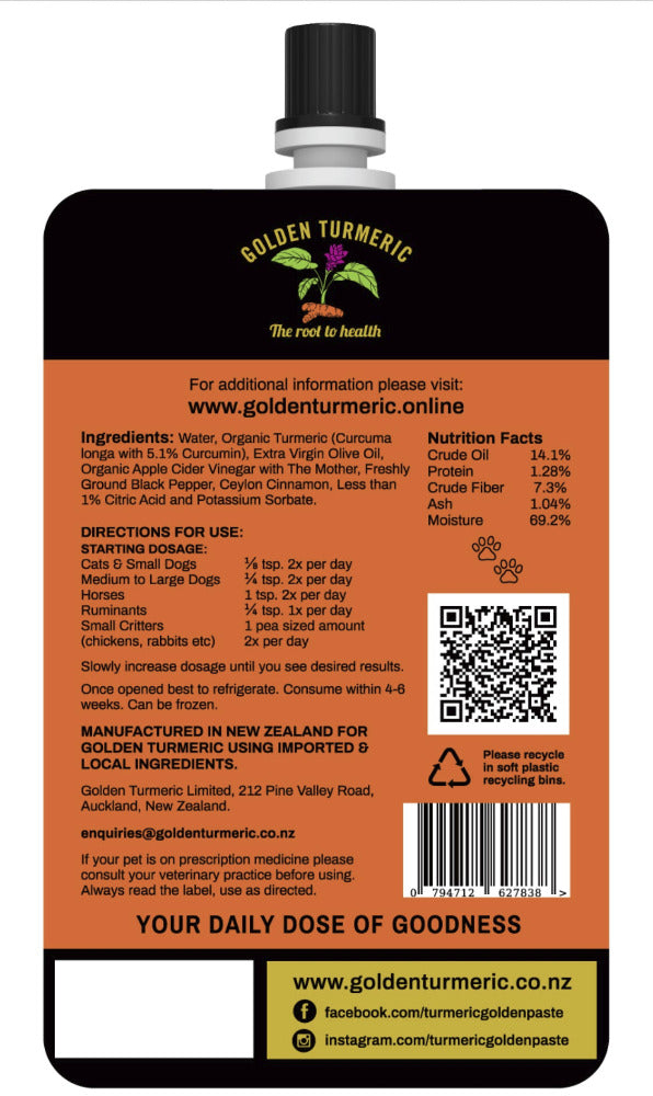 TURMERIC Golden paste - supports body & joint health