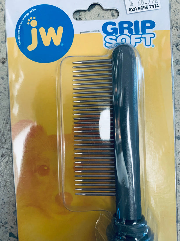 Dog Grooming - comb with steep pins for helping tease out knots