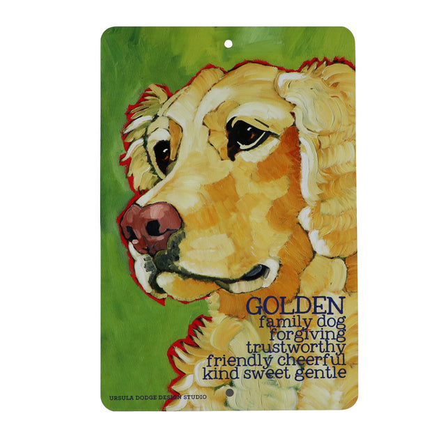 Golden Retriever - family dog - Aluminum sign - Yap Wear Store Albert Park | Pet Boutique