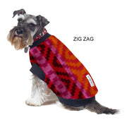 Dog Skivvy - Zig Zag Print: anti-pill polar fleece - Yap Wear Store Albert Park | Pet Boutique
